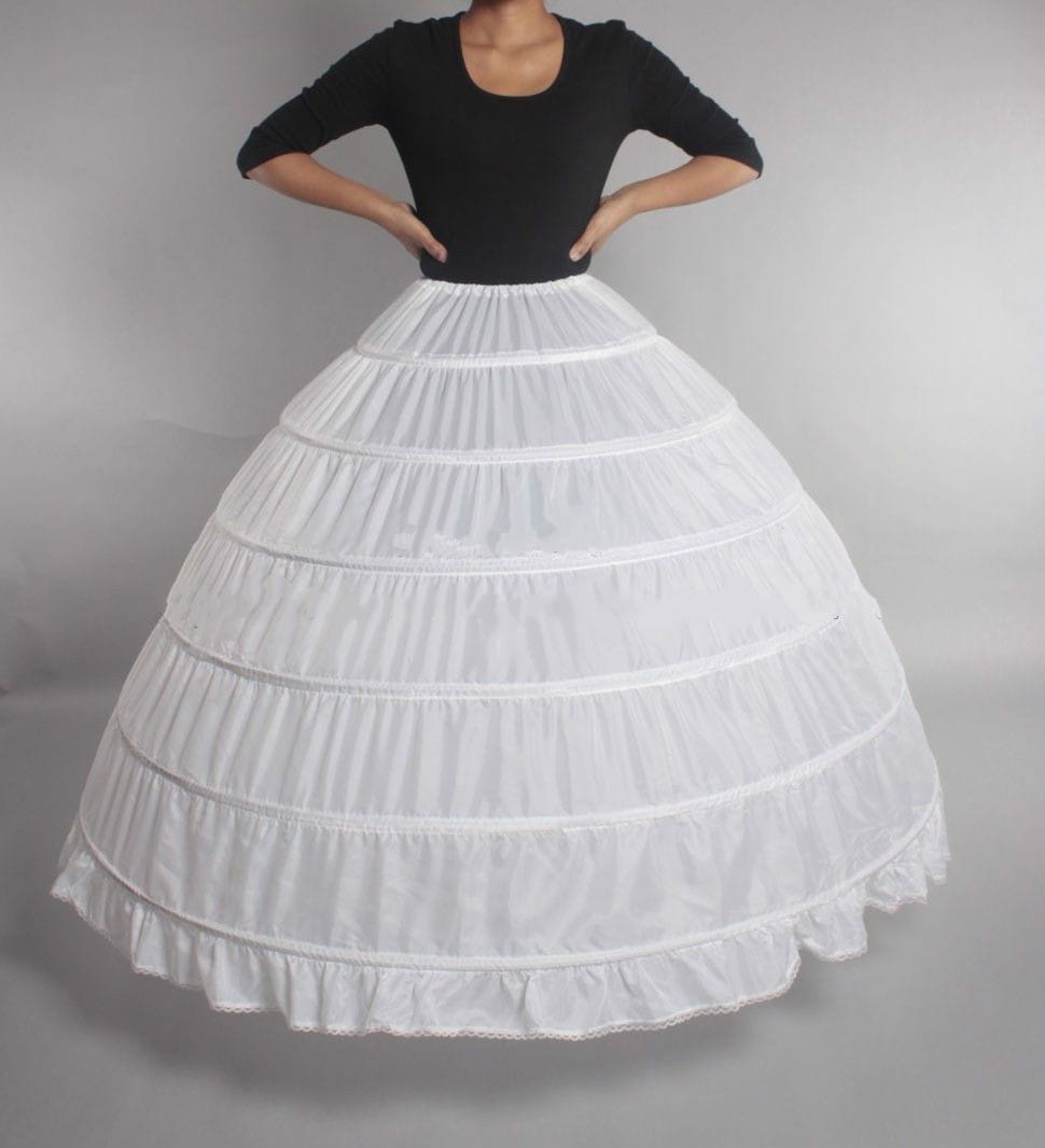 Mengsutang Regular Size New Arrival Wedding Petticoat Crinoline Slip Prom Underskirt Fancy Bridal Dress Hoop Slips