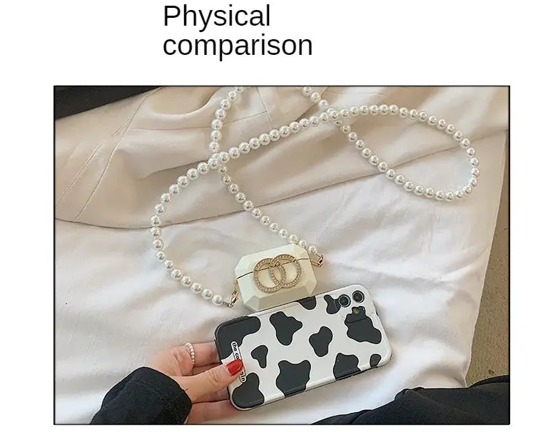 Summer Mini Bags for Women 2021 New Luxury Designer Crossbody Bags Pearl Chain Fashion Coin Purses Party Small Satchel