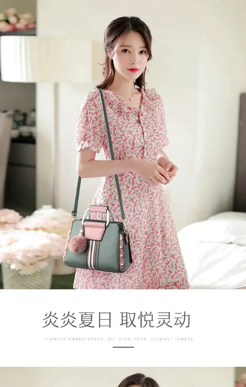 New Women Bag for 2024 shoulder luxury designer handbag women Handbags Fashion all-in-one bag advanced texture simple