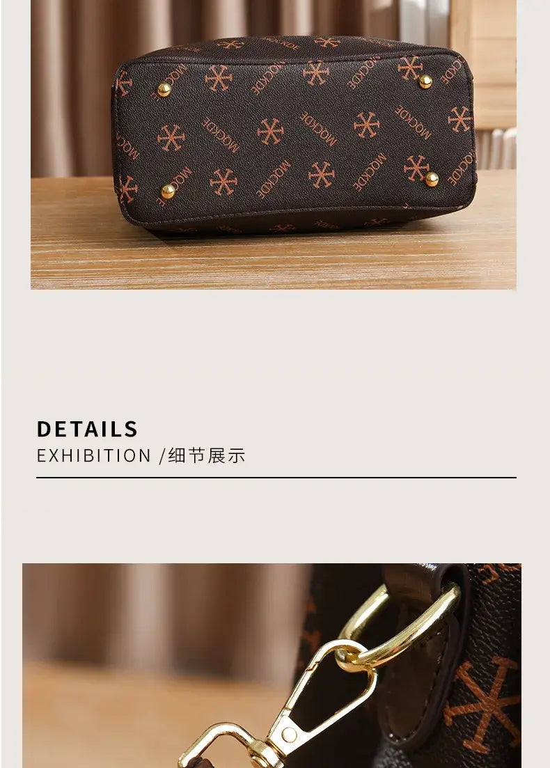 Luxury Designer Ladies Handbag High Quality Embroidery Shoulder Crossbody Bag Women Leather Messenger Bags Large