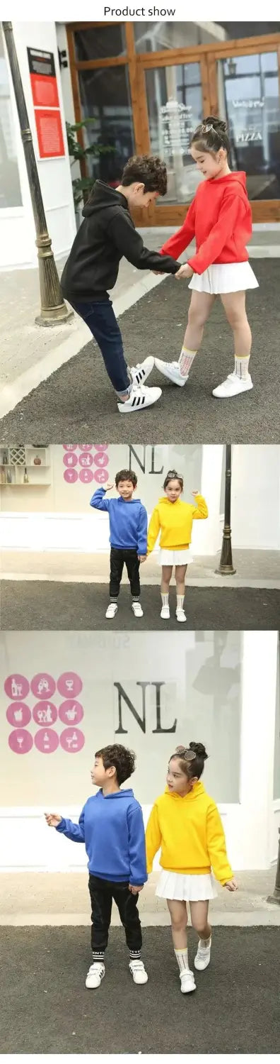 New Kids Spring Autumn 2Pcs Fashion Dj Marshmellow Children’s Hoodie Sweaters + Pants Sets 3-13Y Boys And Girls