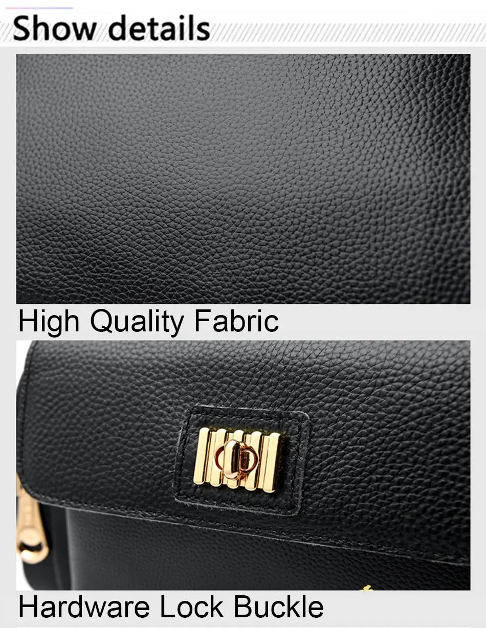 Luxury Brand Handbag High Quality Women’s Shoulder Bags Fashion Designer Large Capacity Soft Leather Locomotive Bag