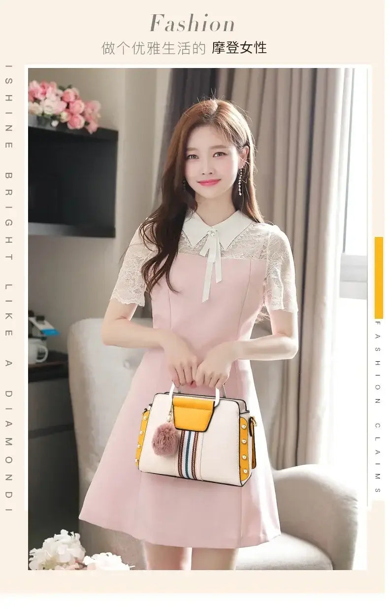 New Women Bag for 2024 shoulder luxury designer handbag women Handbags Fashion all-in-one bag advanced texture simple