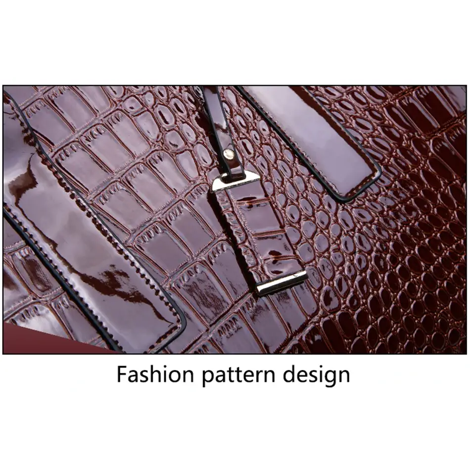 Ladies Handbags 2024 Summer Style Luxury Handbags Women Bags Designer Patent Leather Large Capacity Women Shoulder