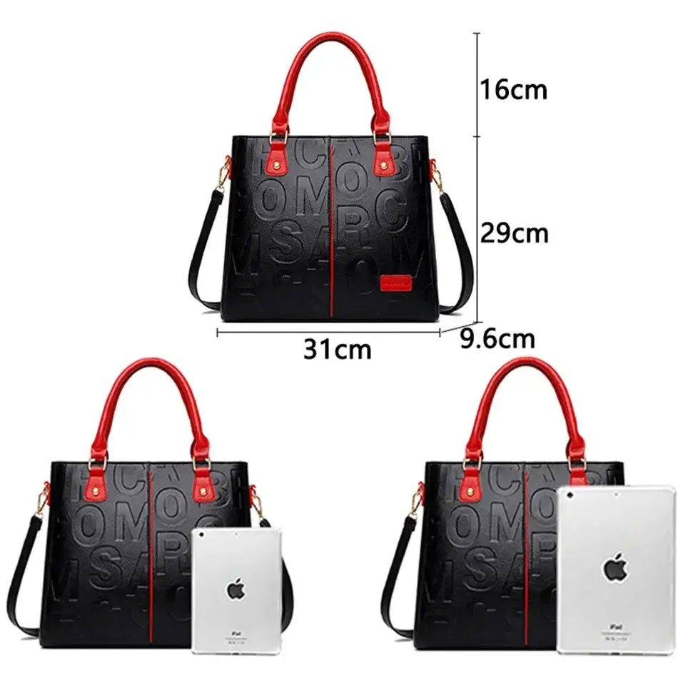 Ladies Letter Shoulder Hand Bags for Women 2024 Purses Luxury Handbags Women Bags Designer Fashion Sac Large Capacity