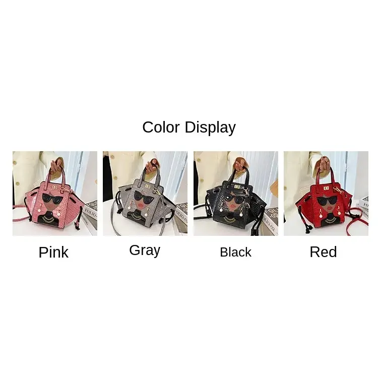 Leather Women’s Bags 2021 Hit New Fashion Beauty Printing Ladies Hand Bags Luxury Designer Party Shopper Female