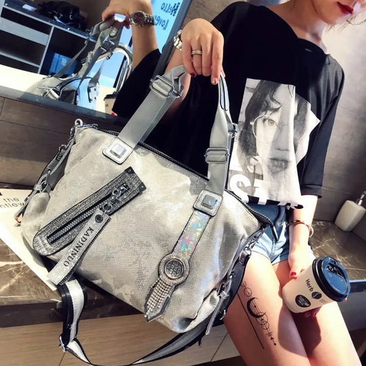 Luxury Brand Rhinestone Women Handbags 2021 Fashion Leather Designer Crossbody Bags Female High Capacity Shoulder Bag