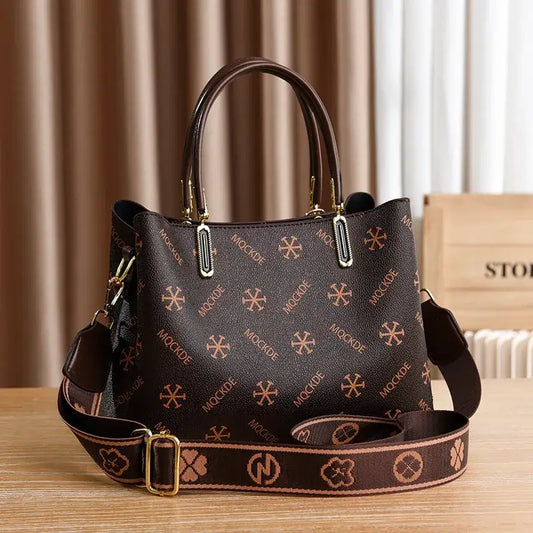 Luxury Designer Ladies Handbag High Quality Embroidery Shoulder Crossbody Bag Women Leather Messenger Bags Large