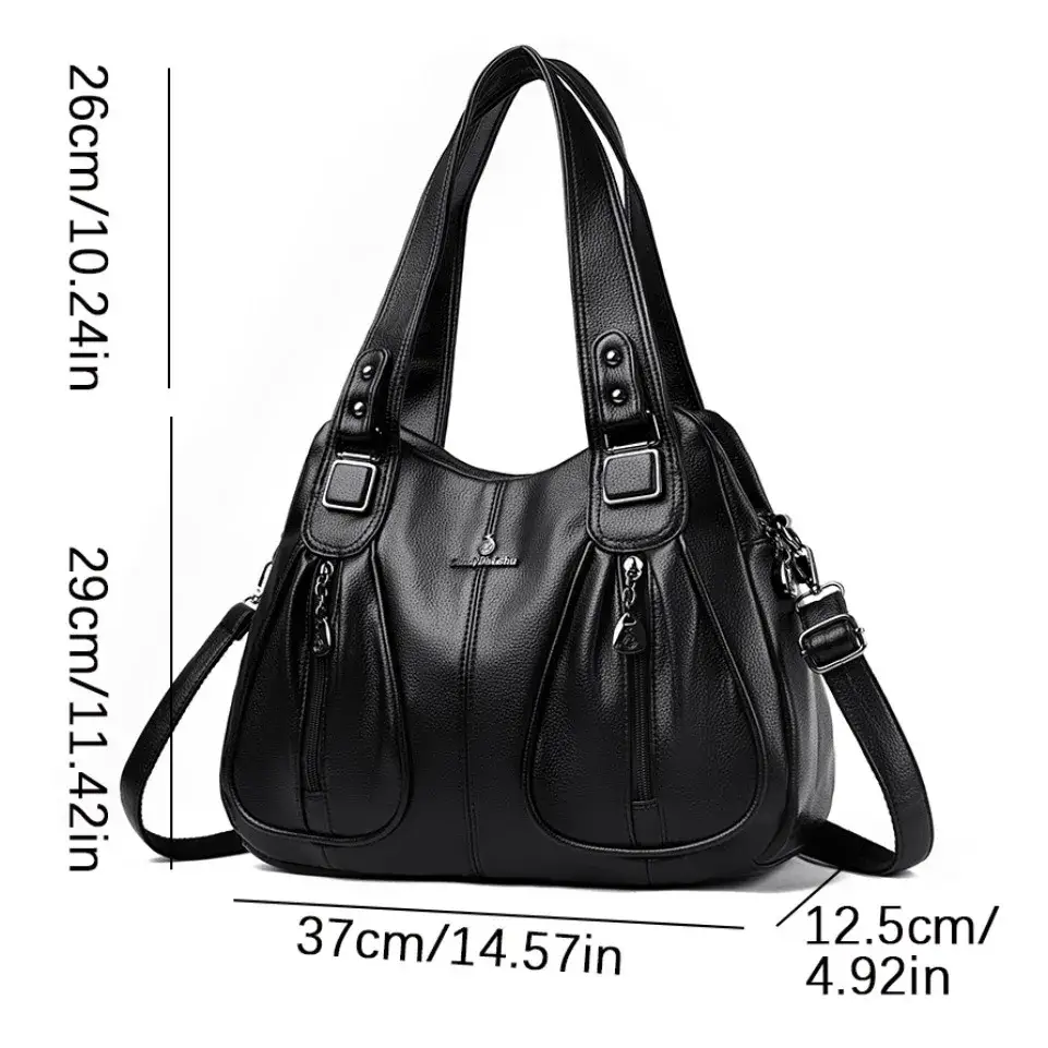 Luxury Handbags Women Bag Designer Crossbody Large Capacity Female Shoulder Bag Fashion Brand Soft Ladies Leather