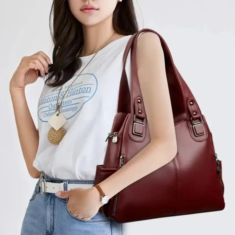 Luxury Handbags Women Bag Designer Crossbody Large Capacity Female Shoulder Bag Fashion Brand Soft Ladies Leather