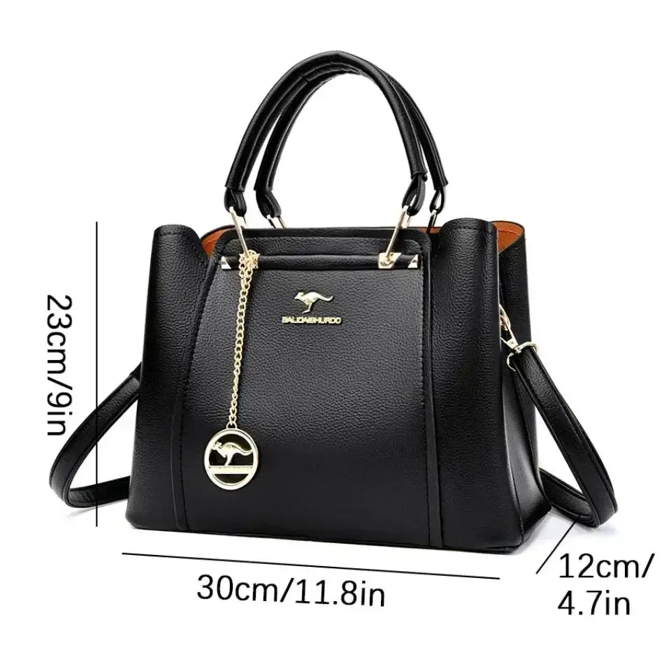 Luxury Handbags Women Bags Designer 3 Layers Soft Leather Shoulder Crossbody Sac Ladies Large Capacity Shopping