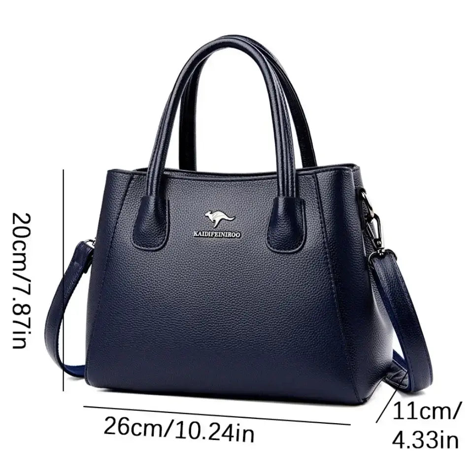 Luxury Handbags Women Bags Designer 3 Layers Soft Leather Shoulder Crossbody Sac Ladies Large Capacity Shopping