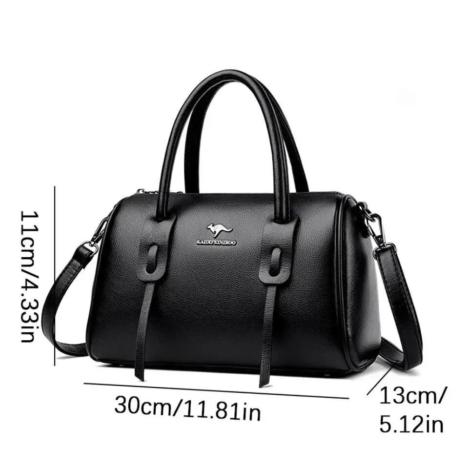 Luxury Handbags Women Bags Designer 3 Layers Soft Leather Shoulder Crossbody Sac Ladies Large Capacity Shopping