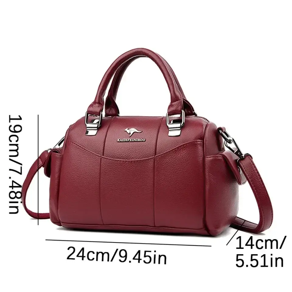 Luxury Handbags Women Bags Designer 3 Layers Soft Leather Shoulder Crossbody Sac Ladies Large Capacity Shopping