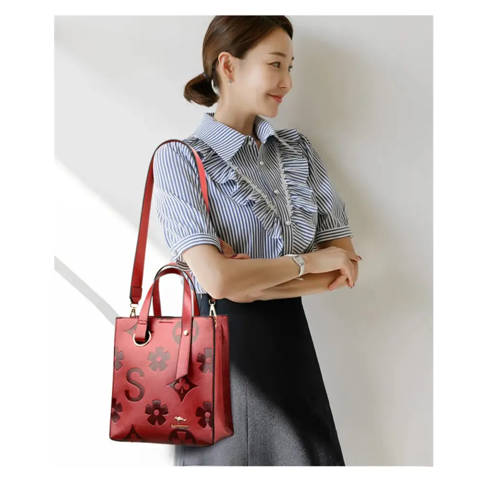 Luxury Handbags Women Bags Designer Top Handle PU Leather Shoulder Bag for Ladies High Quality Female Crossbody Tote