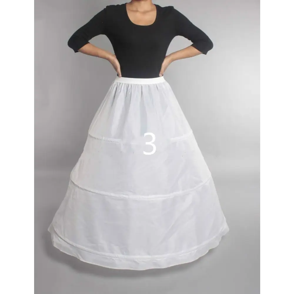 Mengsutang Regular Size New Arrival Wedding Petticoat Crinoline Slip Prom Underskirt Fancy Bridal Dress Hoop Slips - C