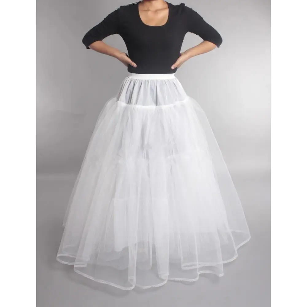 Mengsutang Regular Size New Arrival Wedding Petticoat Crinoline Slip Prom Underskirt Fancy Bridal Dress Hoop Slips - E