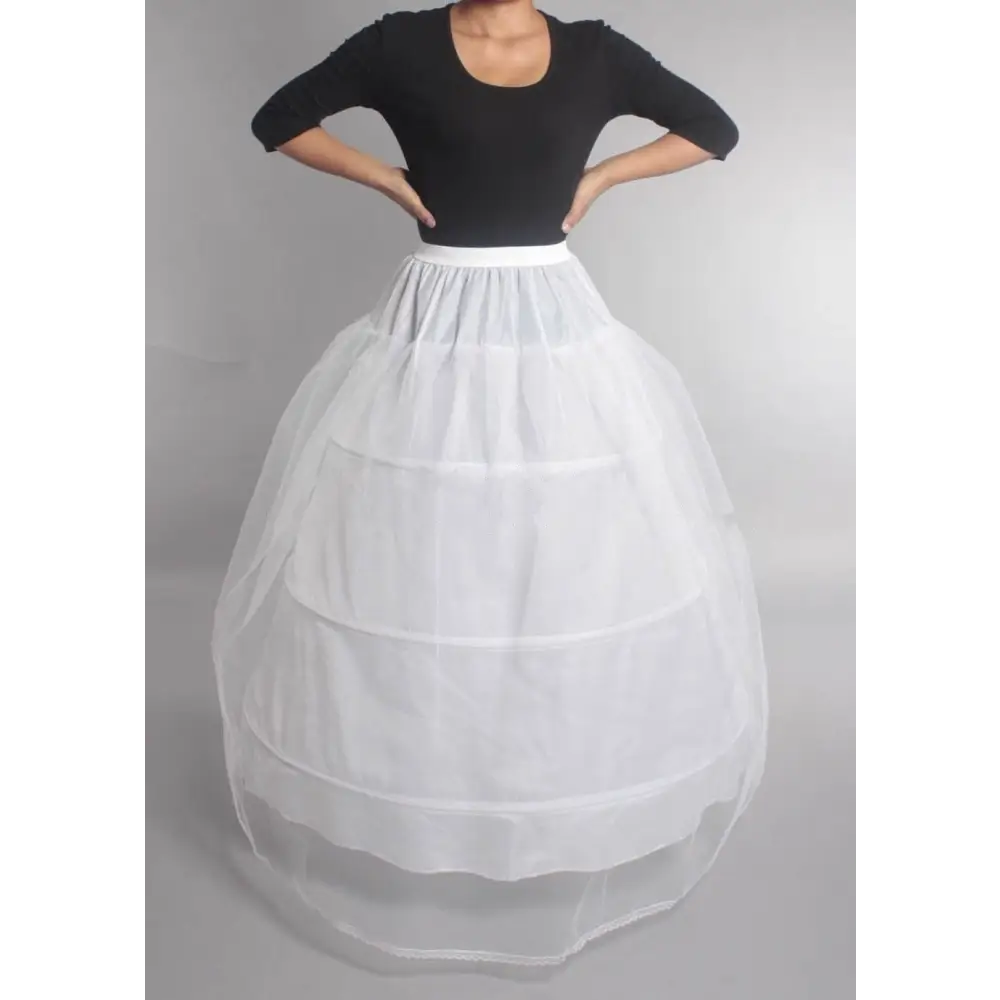 Mengsutang Regular Size New Arrival Wedding Petticoat Crinoline Slip Prom Underskirt Fancy Bridal Dress Hoop Slips - F