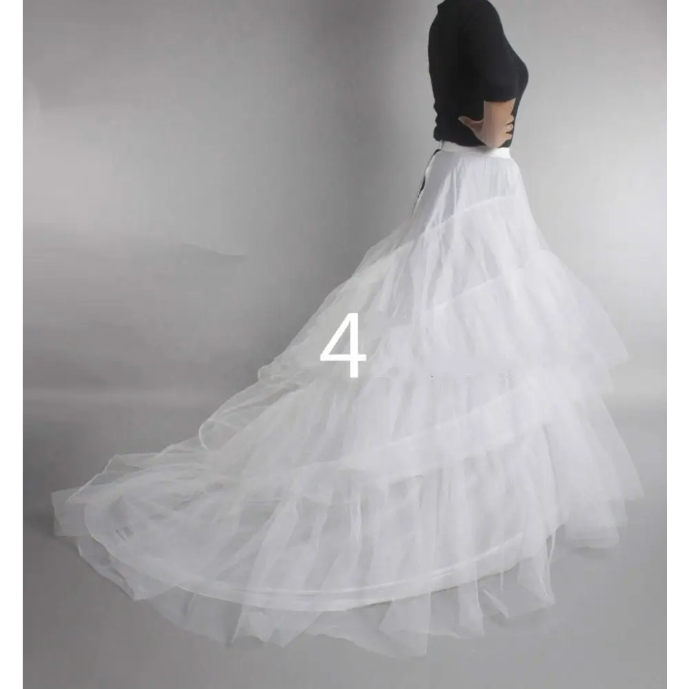 Mengsutang Regular Size New Arrival Wedding Petticoat Crinoline Slip Prom Underskirt Fancy Bridal Dress Hoop Slips - D