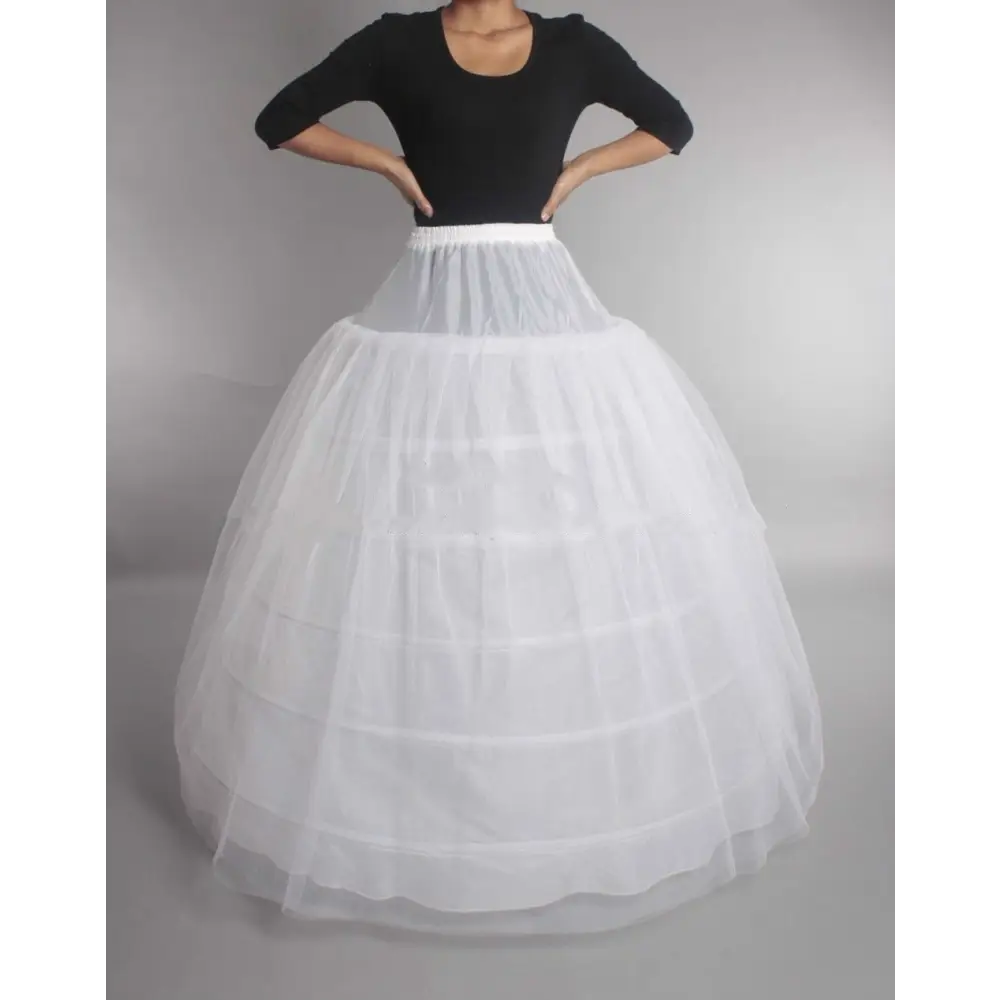 Mengsutang Regular Size New Arrival Wedding Petticoat Crinoline Slip Prom Underskirt Fancy Bridal Dress Hoop Slips - G