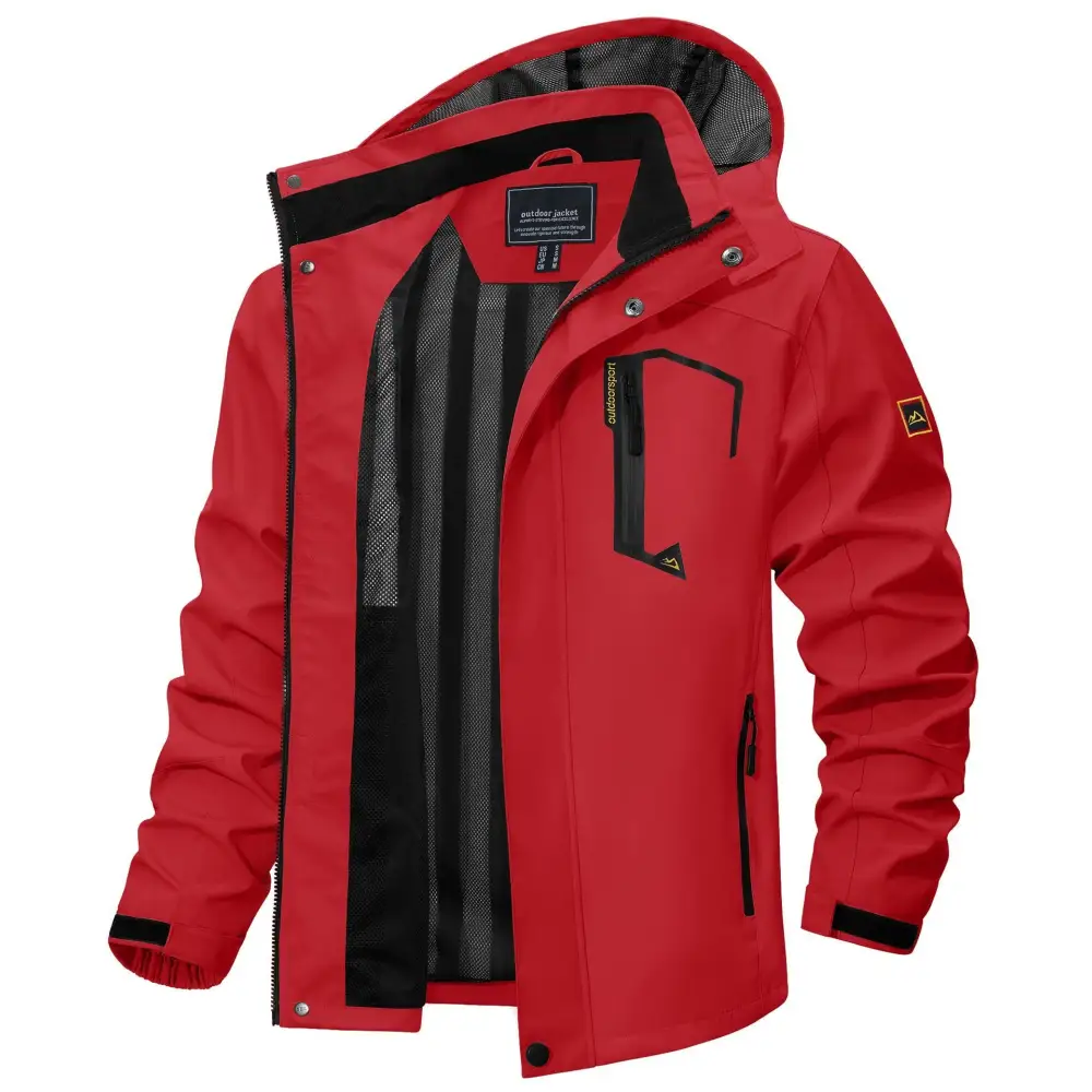 New Casual Fall Men’s Long Sleeve Hooded Jacket Coat