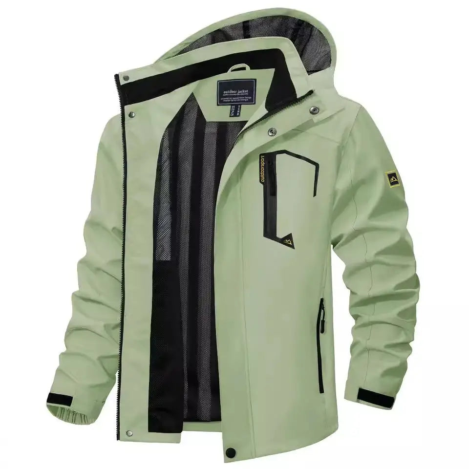 New Casual Fall Men’s Long Sleeve Hooded Jacket Coat - Men’s clothes