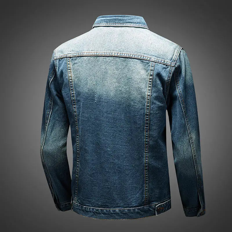 Plus Size Denim Coat Men’s Denim Clothes Jacket - Men’s clothes