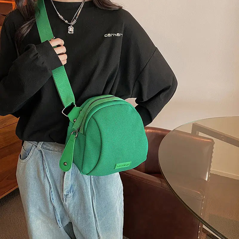 Shell Shoulder Bag Women New Trendy Fashion Versatile Large Capacity Crossbody Sports Bags - Green