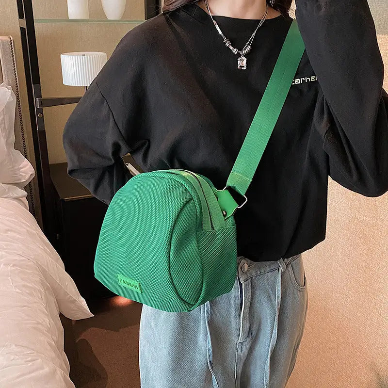 Shell Shoulder Bag Women New Trendy Fashion Versatile Large Capacity Crossbody Sports Bags - Green