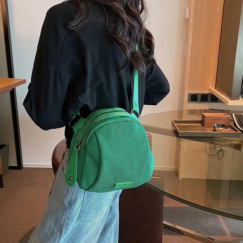 Shell Shoulder Bag Women New Trendy Fashion Versatile Large Capacity Crossbody Sports Bags - Green