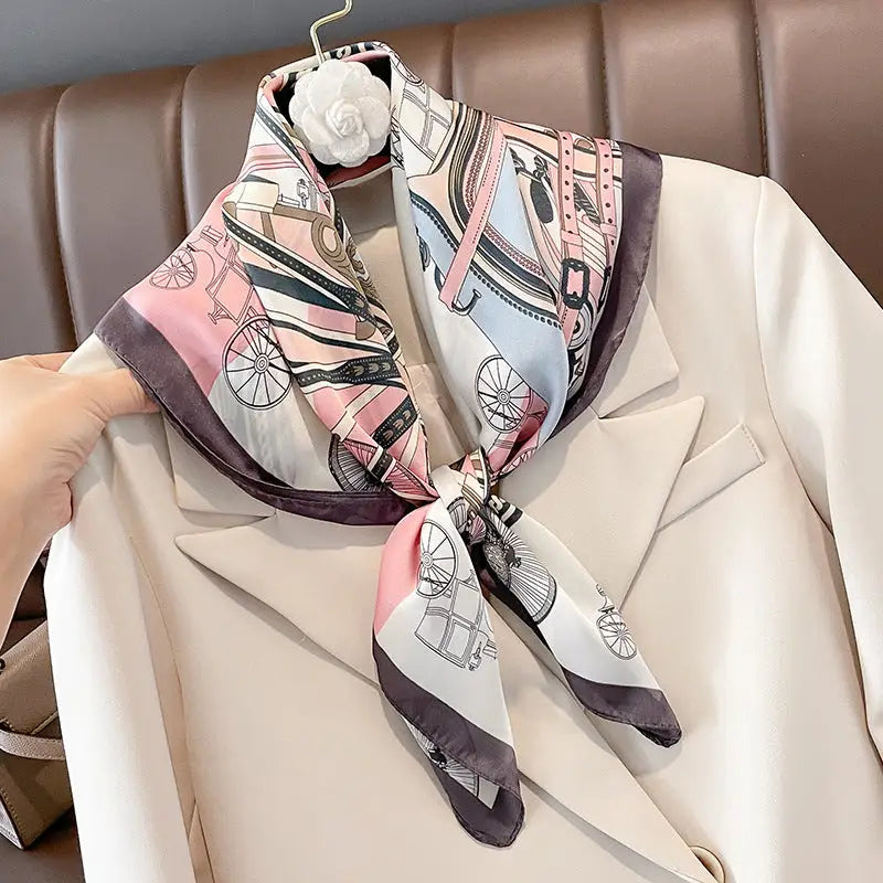 Spring And Autumn Fashion Artificial Silk Temperamental Decorative Scarf