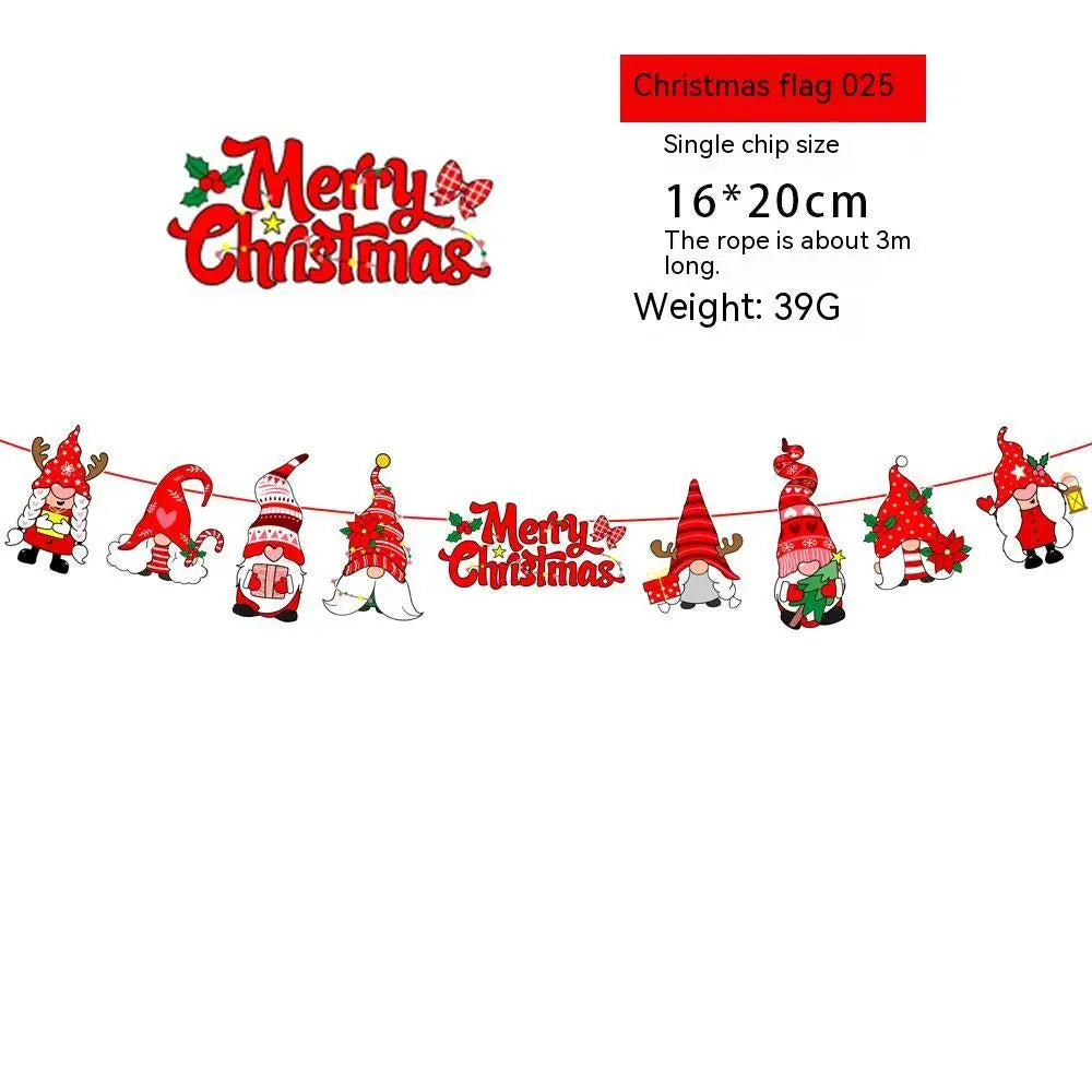 Stylish Christmas Decorations Hanging Flags - HLSDLQ21025 - Christmas decorations