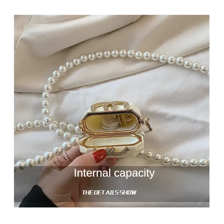 Summer Mini Bags for Women 2021 New Luxury Designer Crossbody Bags Pearl Chain Fashion Coin Purses Party Small Satchel