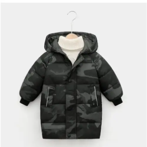 Thicken baby clothes - Camouflage black / 100cm - Baby clothes