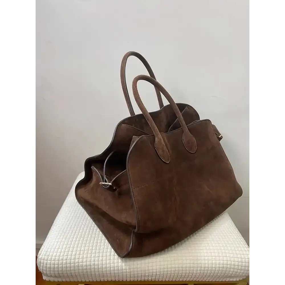 Tote Bag Women’s 2024 New High end Women’s Luxury Simple Designer Large Capacity Shoulder Bag Retro Unique