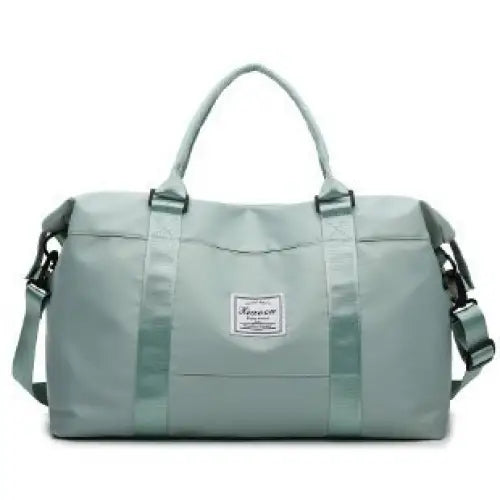 Travel Duffel Bags Sports Fitness Gym Tote Bag Women Weekender Overnight Bag - Light green / L