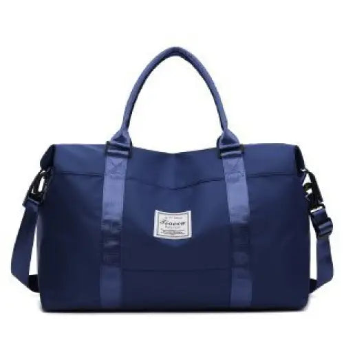 Travel Duffel Bags Sports Fitness Gym Tote Bag Women Weekender Overnight Bag - Dark blue / L