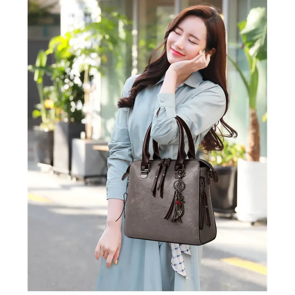 Women Composite Bag Luxury Leather Purse And Handbags Famous Brands Designer Sac Top-handle Female Shoulder Bag 4pcs